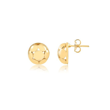 18K Gold Layered Oro Laminado Earrings 21.0526/1